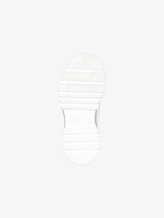 SPECTRE LOW RUNNERS SNEAKERS IN PERFORATED LEATHER WITH ZIP - 5