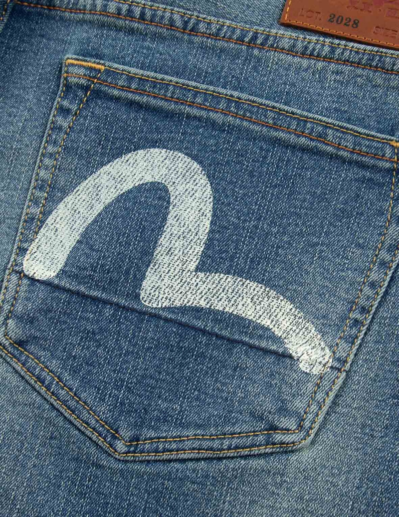 SEAGULL PRINT FLEX SKINNY DENIM JEANS #2028 7