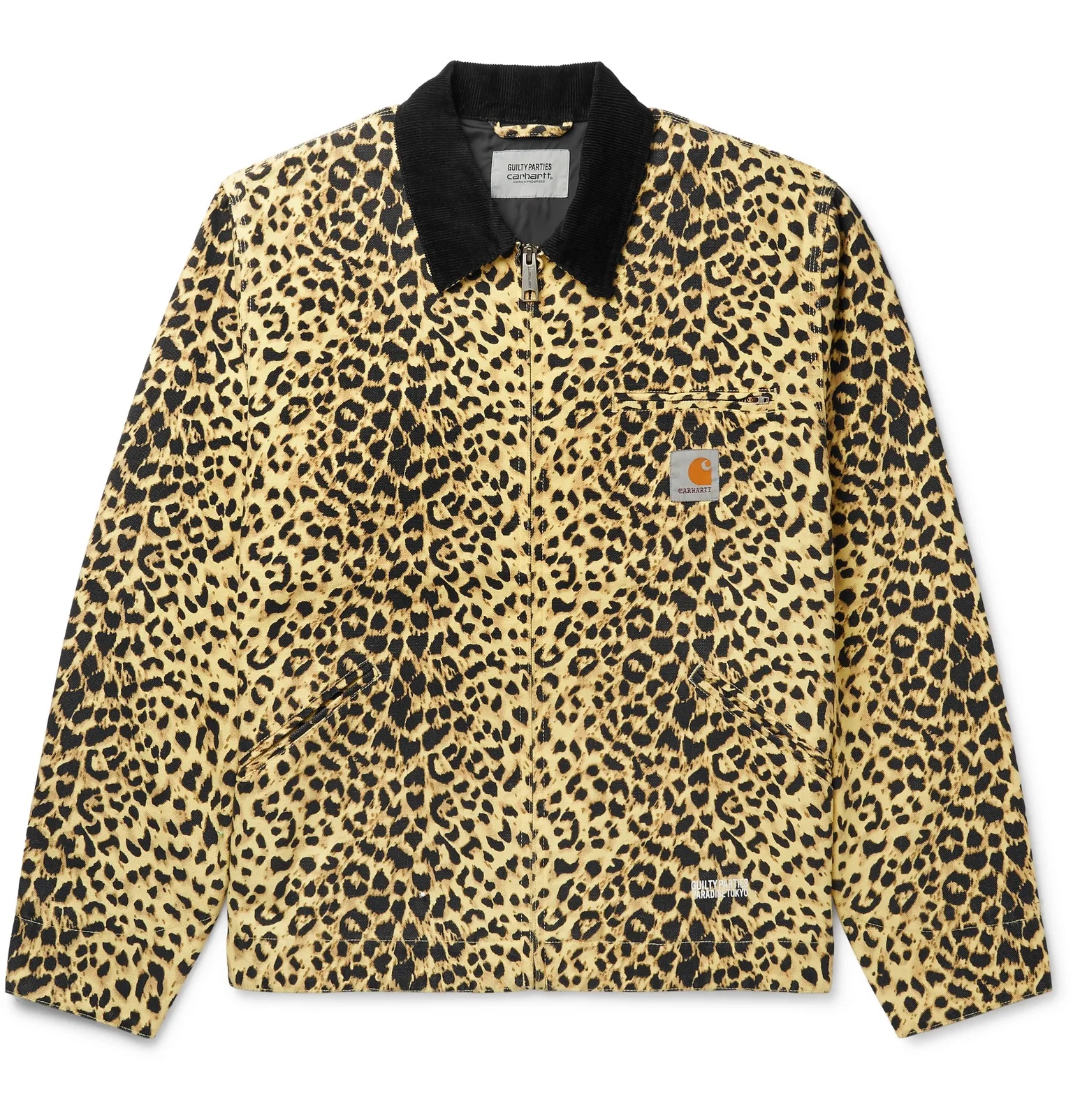 + Wacko Maria Corduroy-Trimmed Leopard-Print Cotton-Canvas Jacket - 6