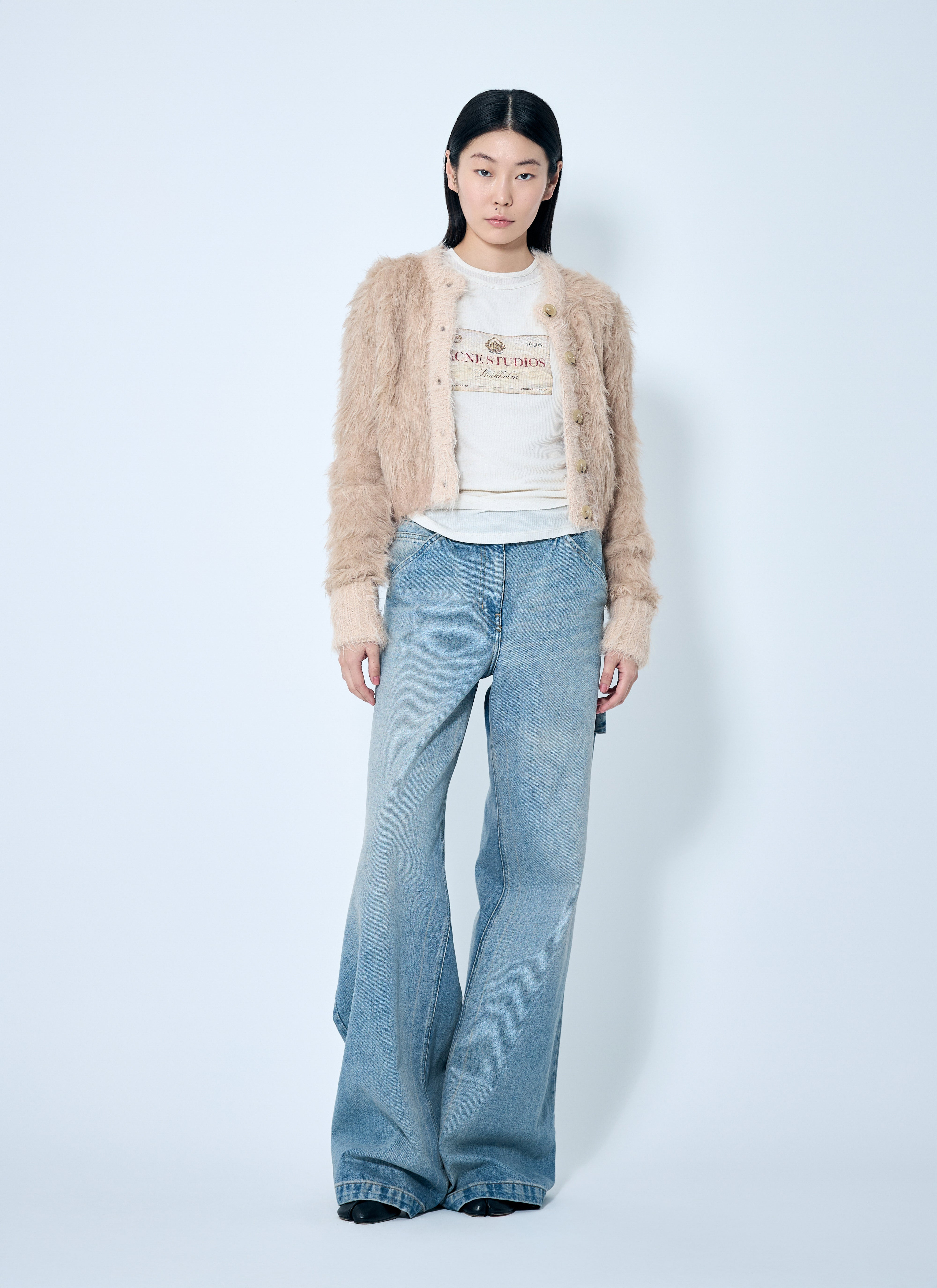 Acne Studios Women Textured Cardigan - 2