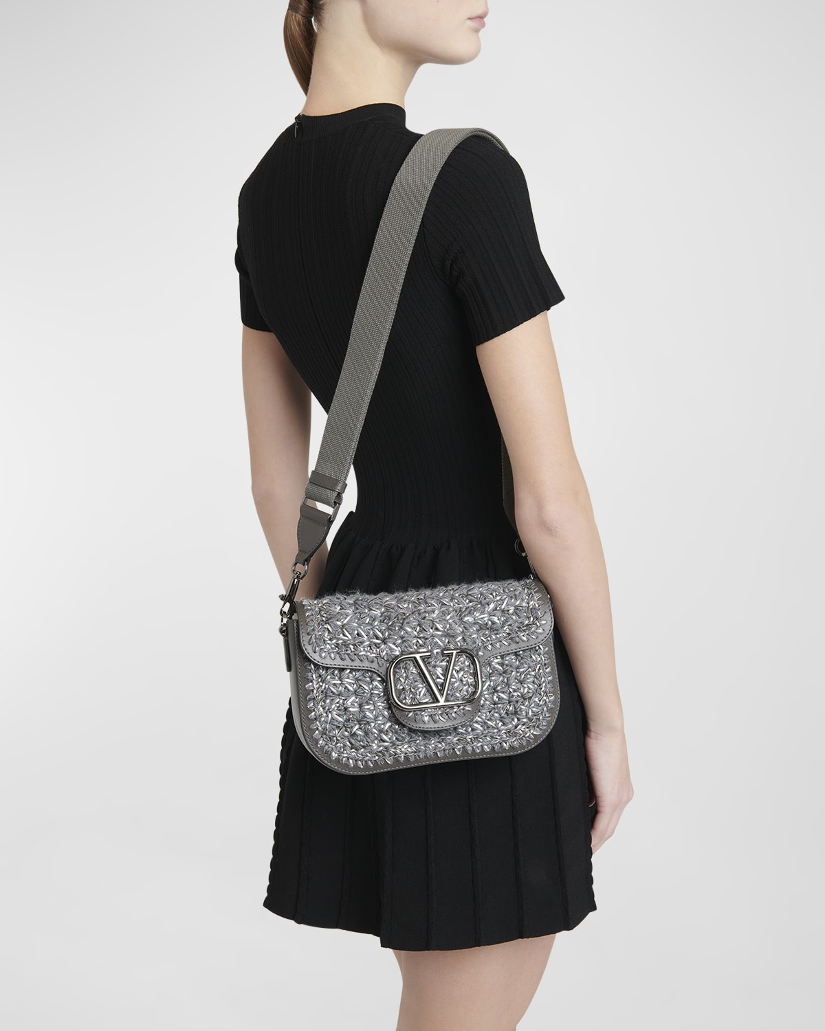 Alltime VLOGO Crochet Wool Shoulder Bag - 2