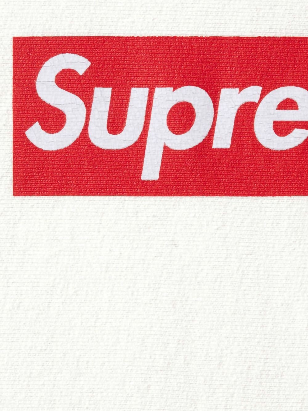 washed box logo "SS 25 - White" sweatshirt - 2