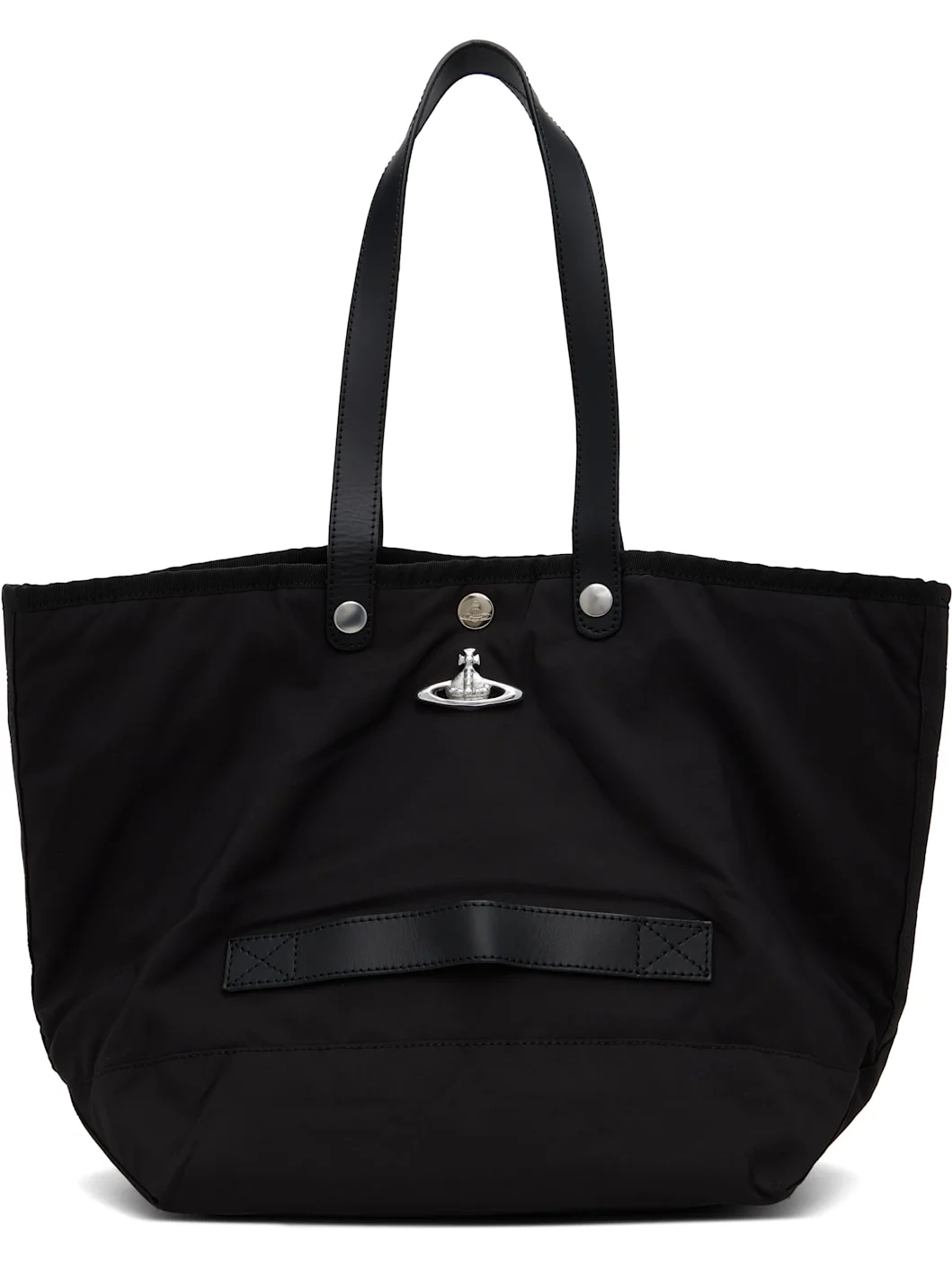 Black Utility Small Shopper Tote - 1