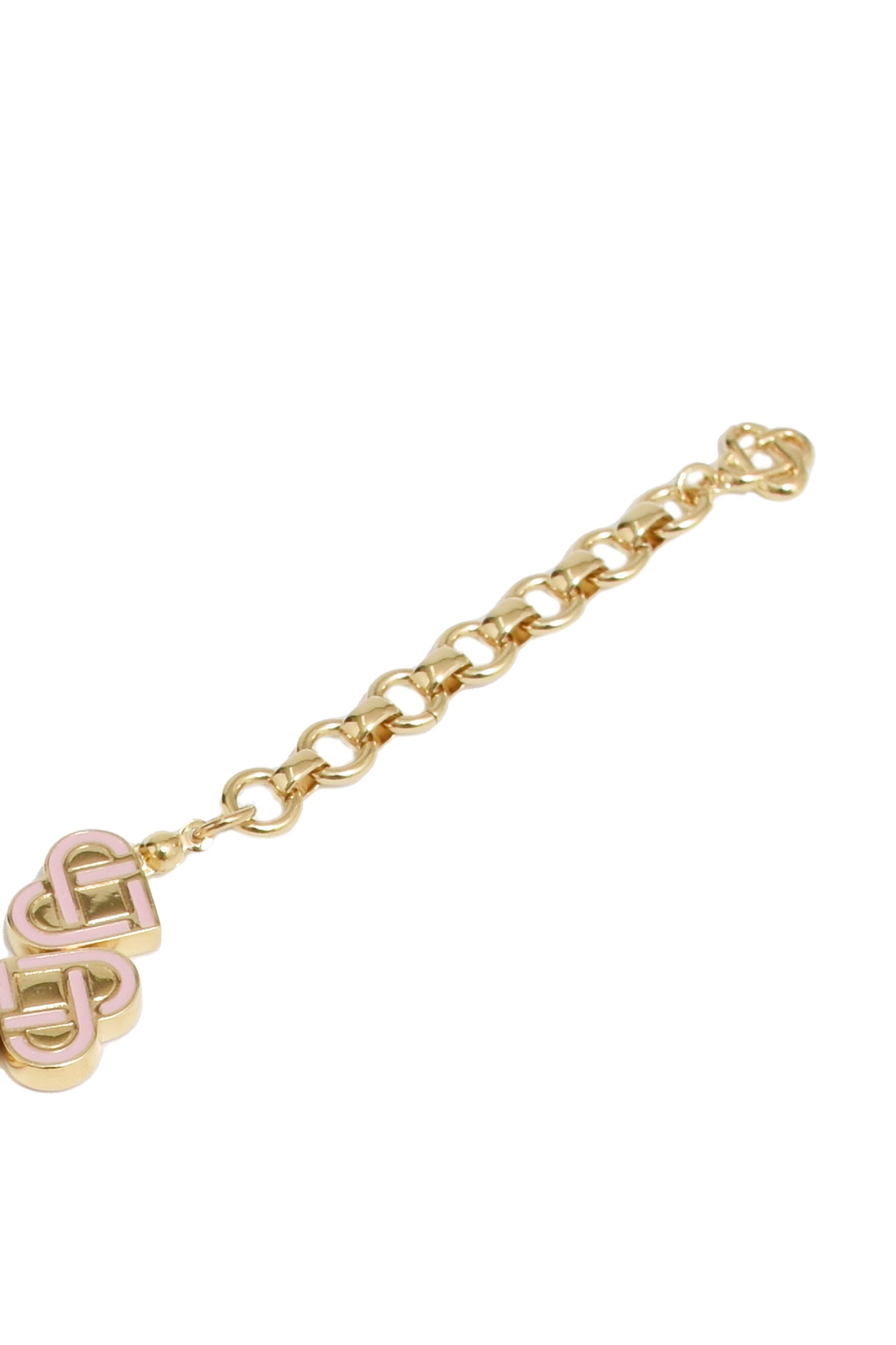 MONOGRAM HEART GOLD PLATED NECKLACE / GOLD GRADIENT - 2