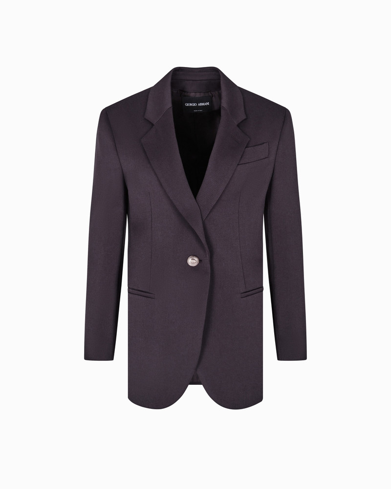 SINGLE-BREASTED WOOL JACKET 1