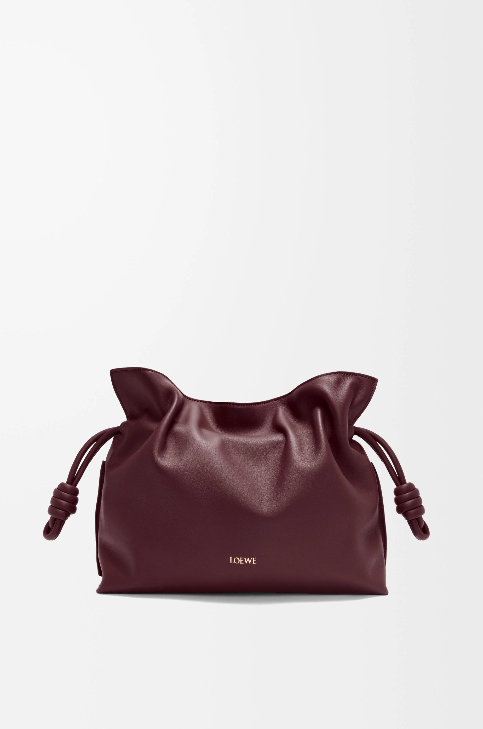 Medium Flamenco clutch in nappa calfskin - 1