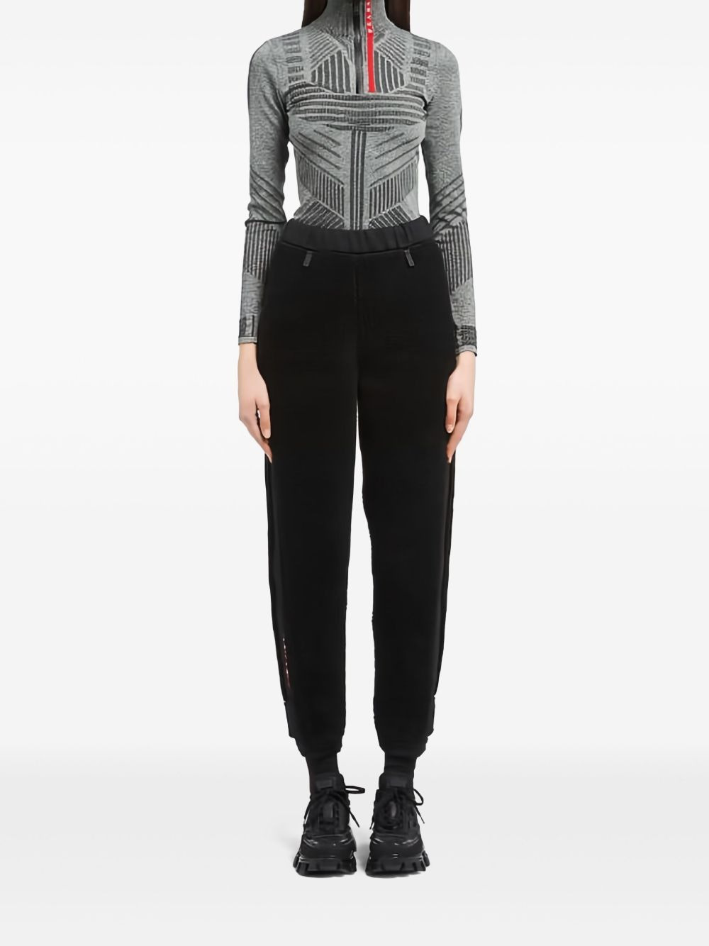 logo-print trousers - 2
