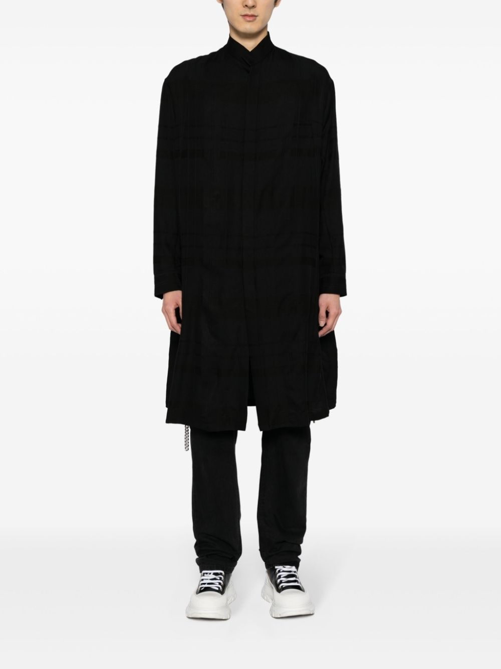 longline button-up shirt - 2
