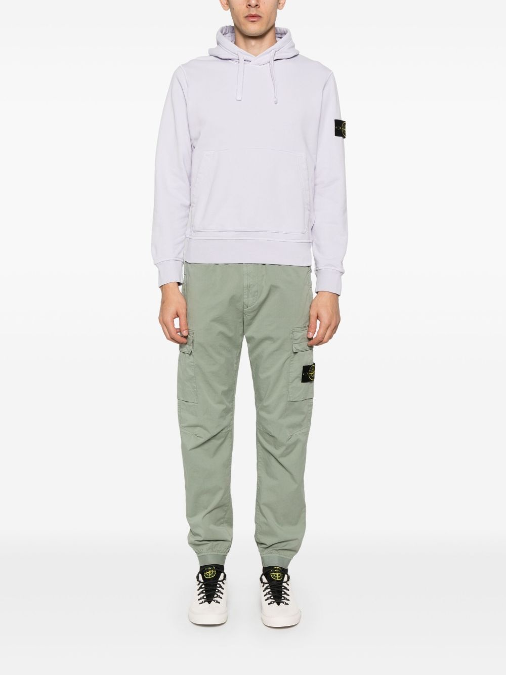 twill-weave cargo pants - 2