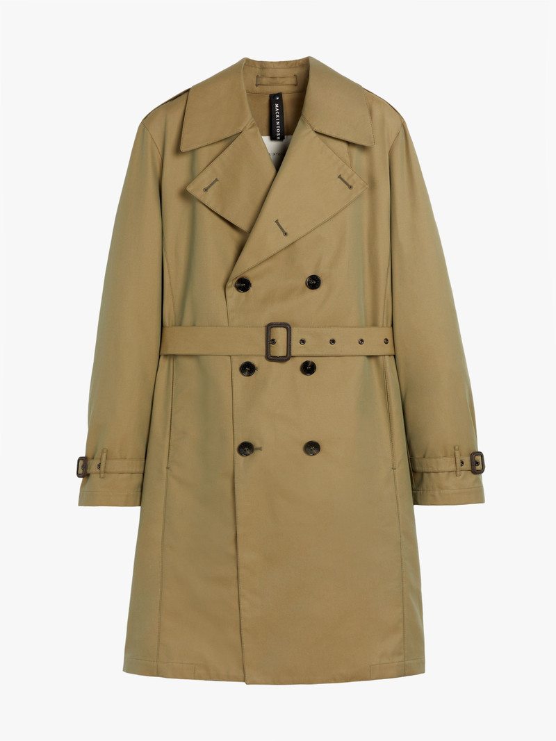 ST ANDREWS KHAKI GABARDINE COTTON TRENCH COAT | GMC-101 1