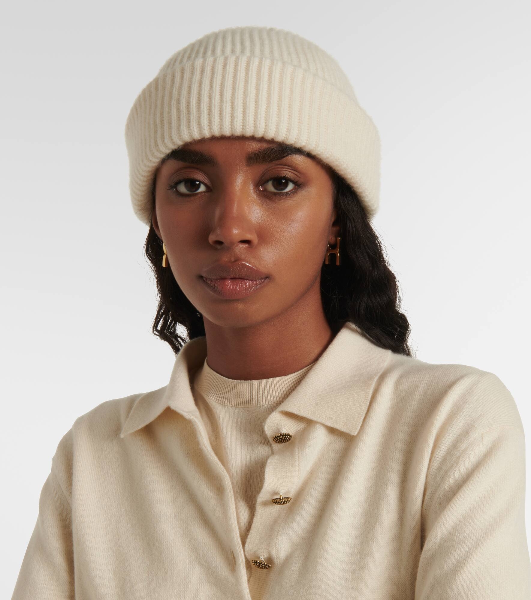Fobello ribbed-knit cashmere beanie - 2