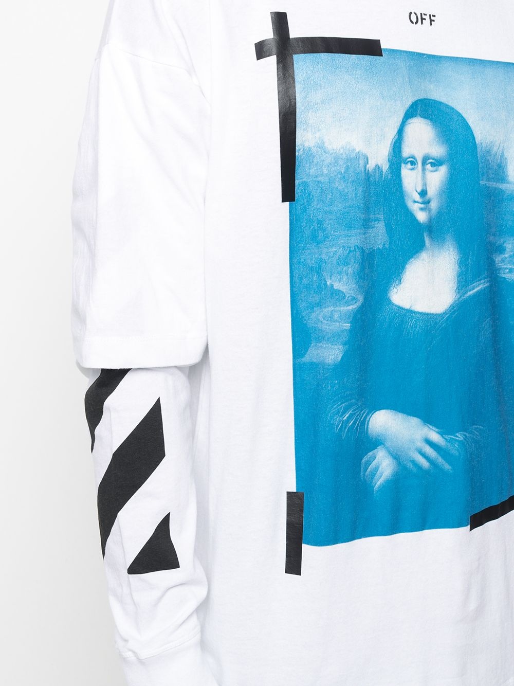 Mona Lisa graphic-print long-sleeve T-shirt - 5