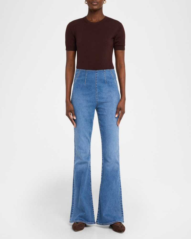 VERONICA BEARD Beverly Off-Duty Flare Jeans outlook