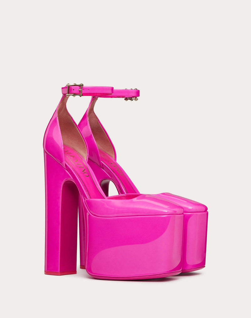 VALENTINO GARAVANI DISCOBOX PATENT LEATHER PLATFORM PUMP 180MM 2