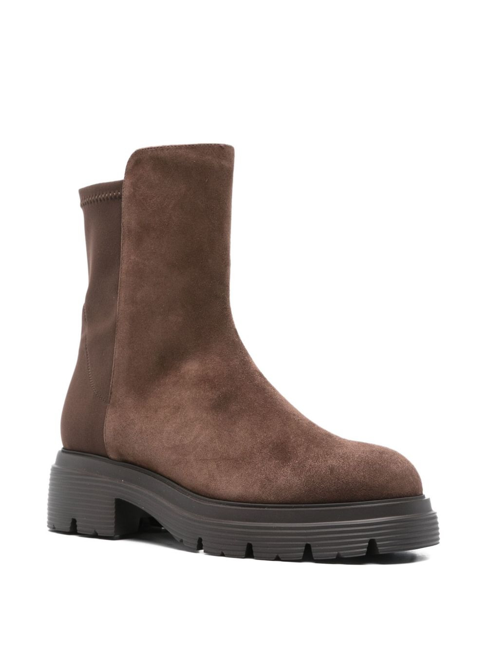 suede platform boots - 2