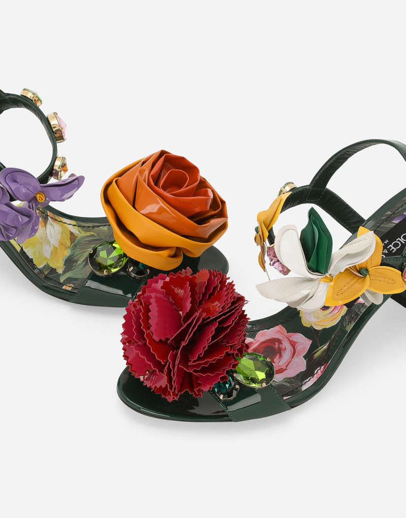 Patent leather sandals 5