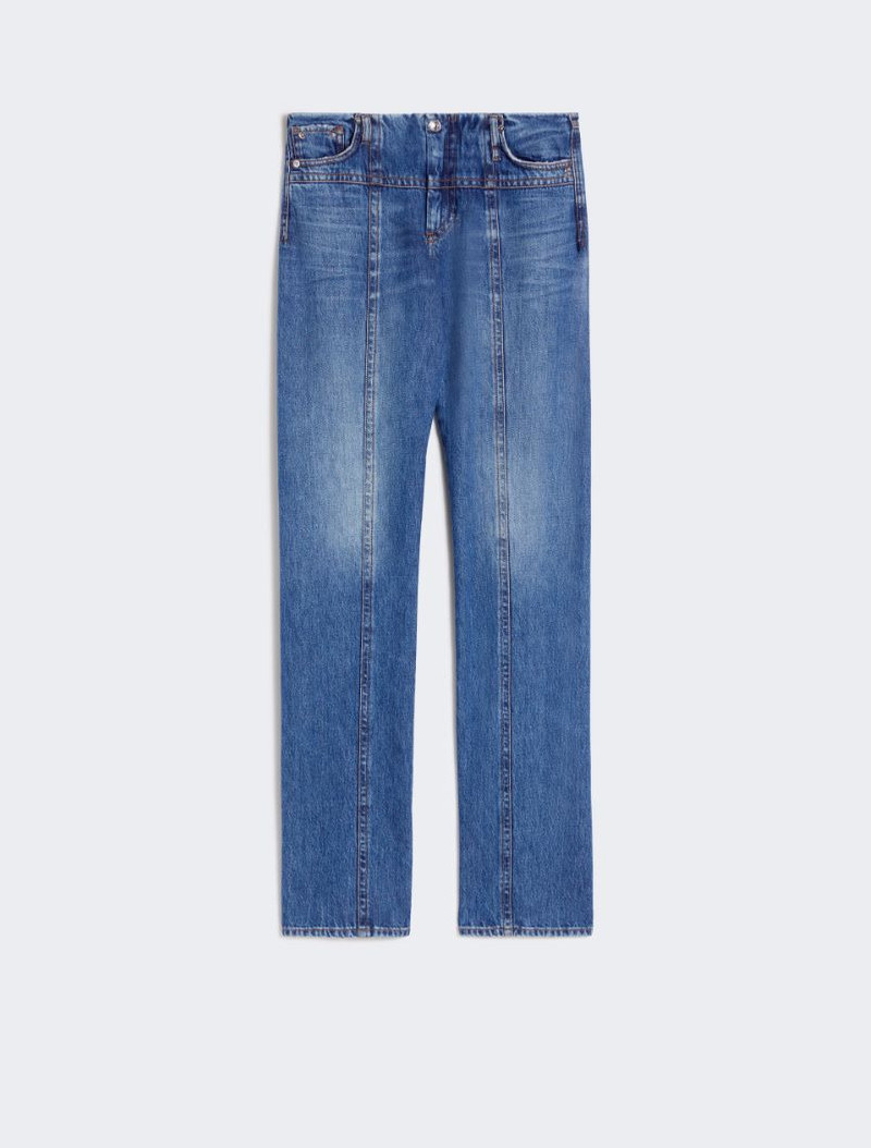 Slim-fit 5-pocket trousers - midnightblue 1
