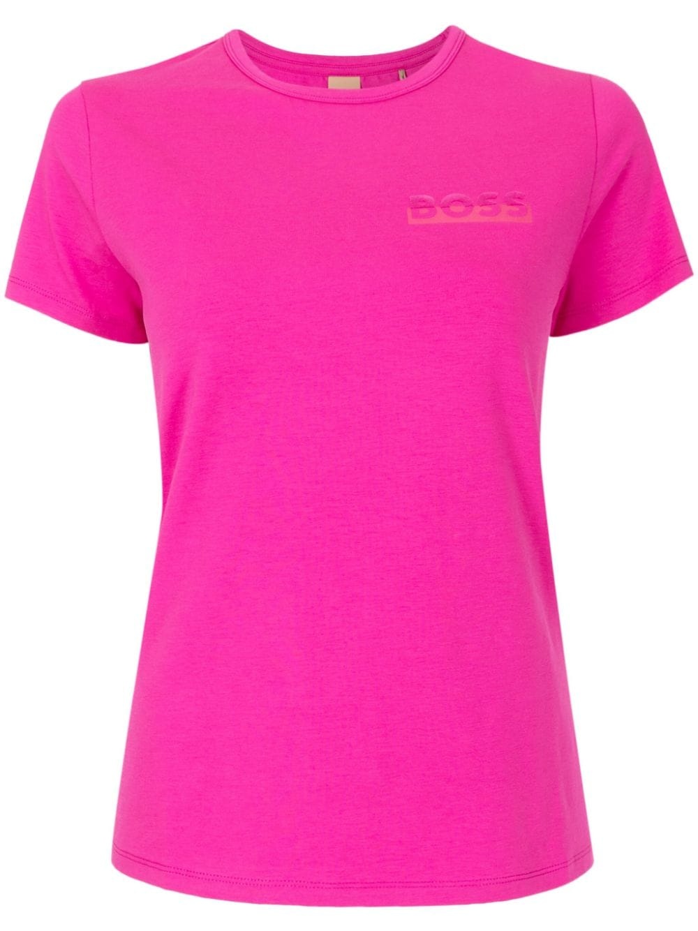 logo-print cotton blend T-shirt - 1