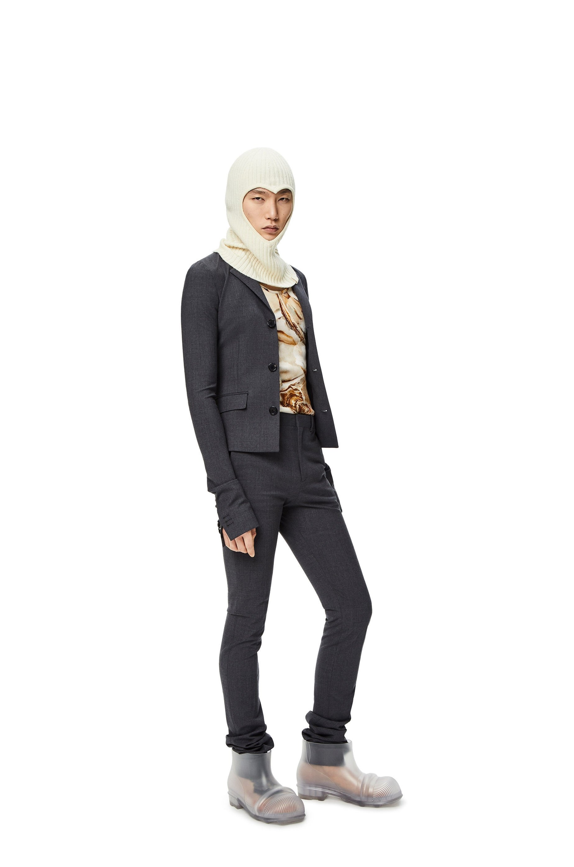 Tailored skinny trousers in wool - 2