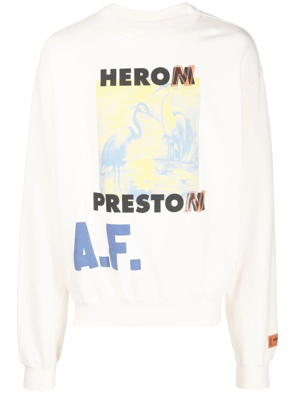 logo-print long-sleeve sweatshirt - 1