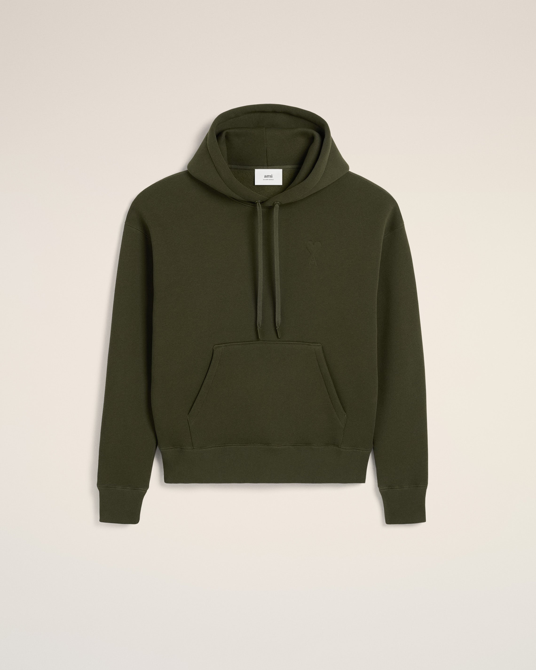 ★AMI PARIS★Green Cotton Ami de coeur Sweatshirt★ LAUREL Off-White Ami de Coeur Sweatshirt | AMI PARIS