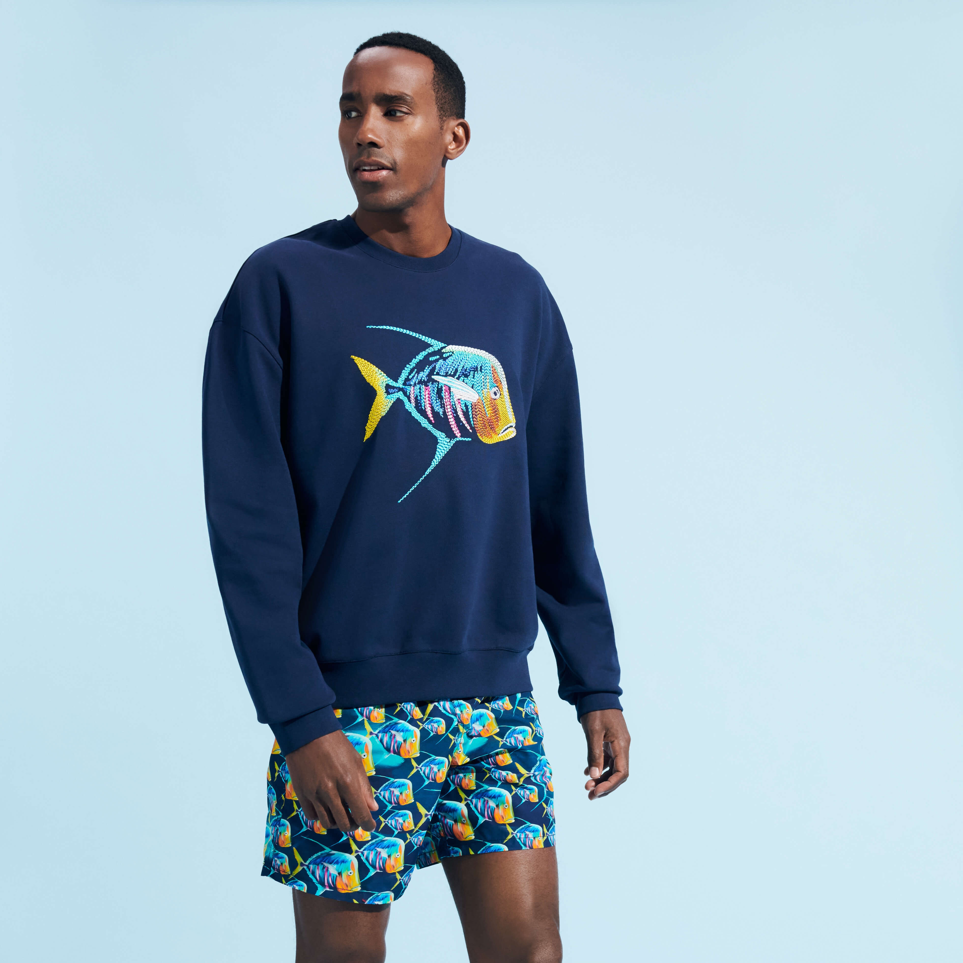 Men Organic Cotton Sweatshirt Piranhas - 3