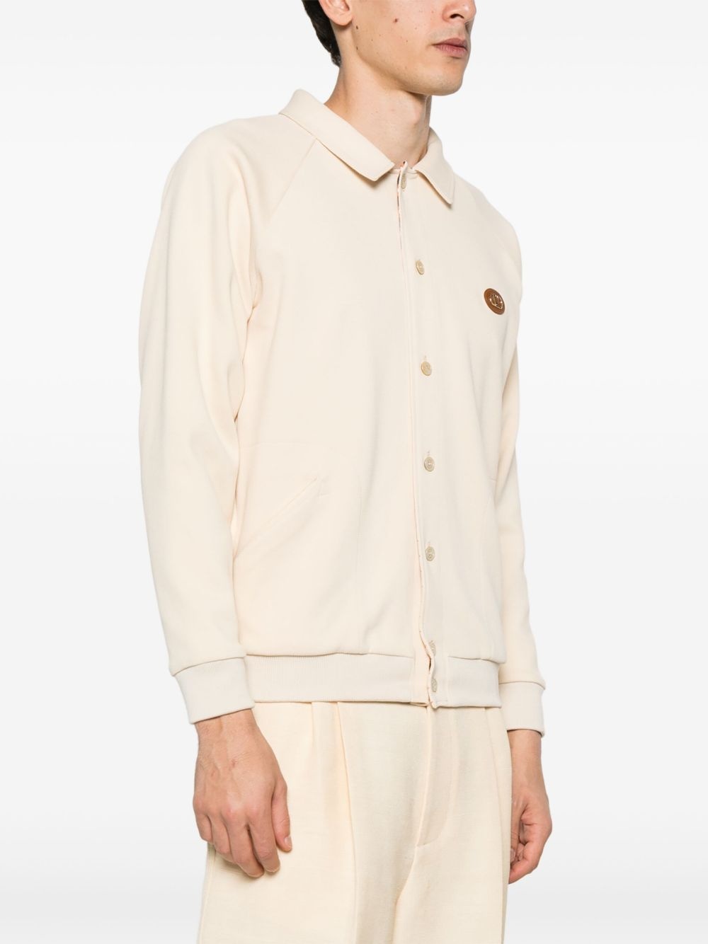piqué bomber jacket - 3
