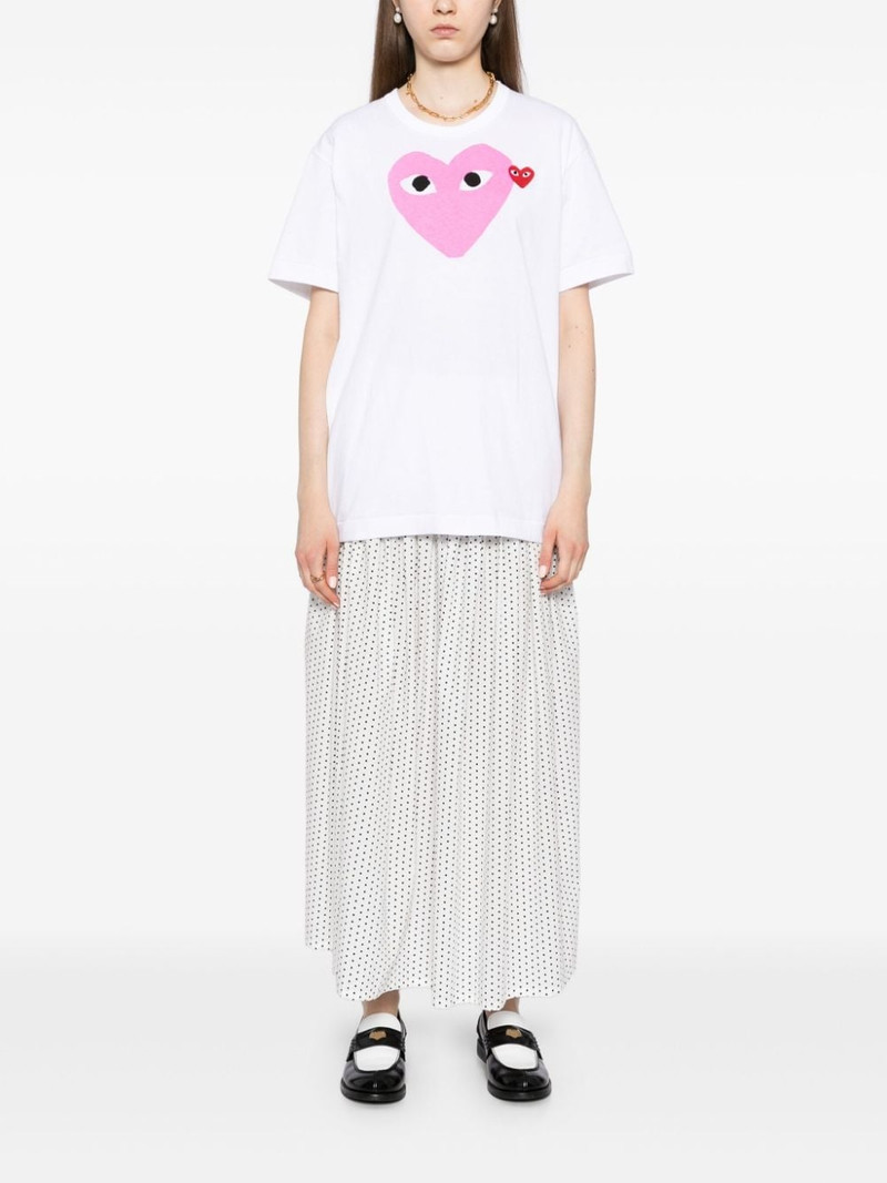 Comme des Garçons PLAY heart-printed T-shirt outlook