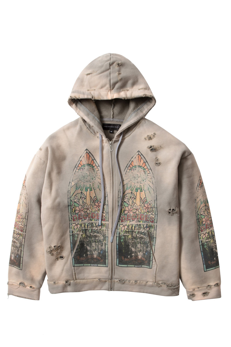 FADED ZIP UP 1