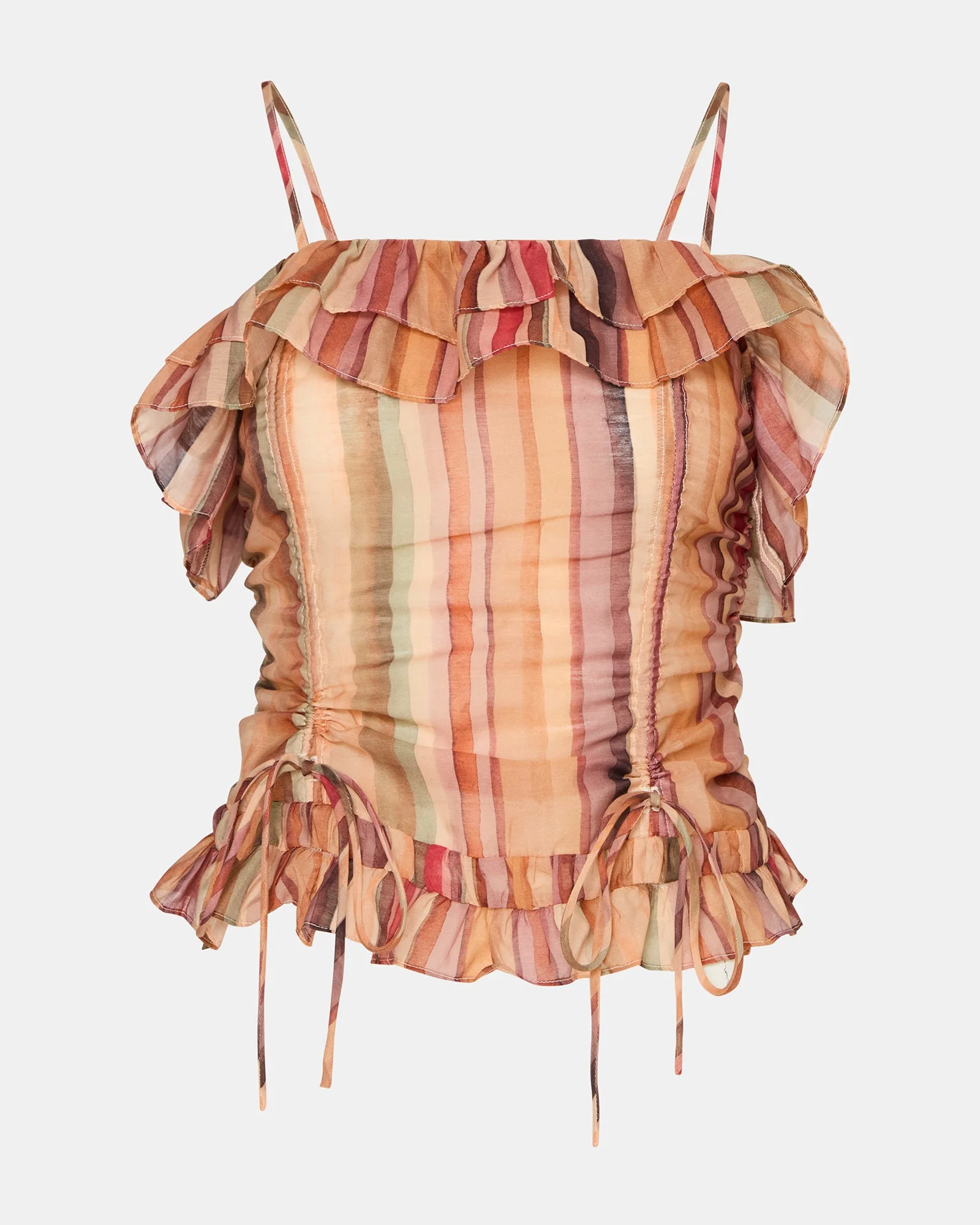 SHILLOH TOP STRIPE MULTI - 1