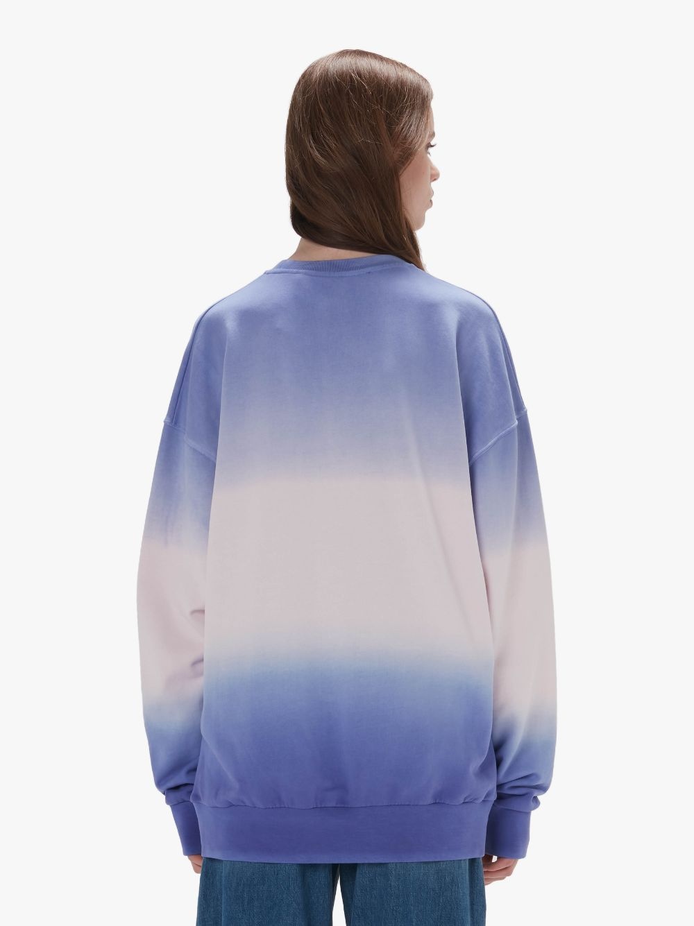 GRADIENT SWEATSHIRT WITH LOGO EMBROIDERED - 3