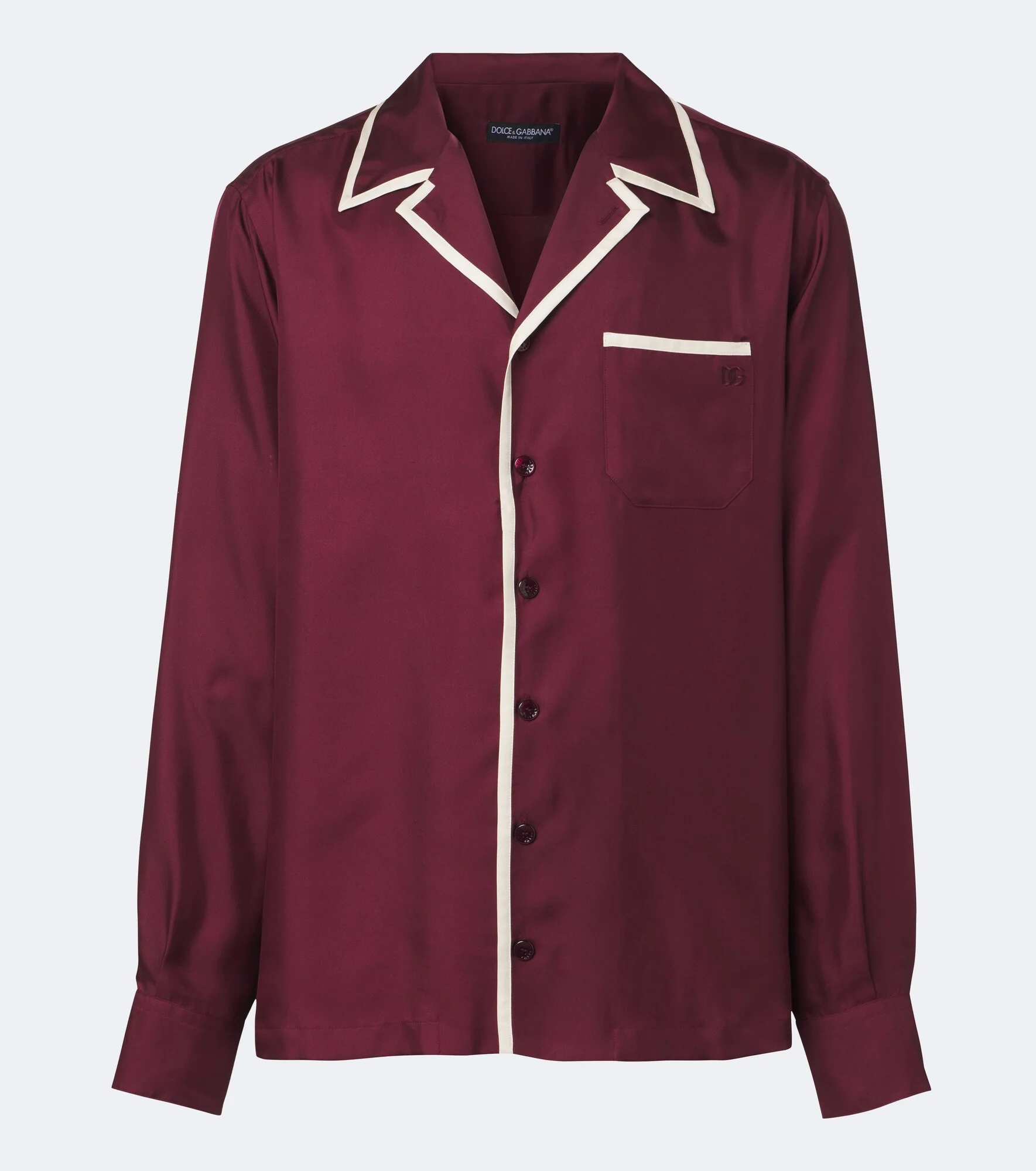 Silk satin shirt - 1