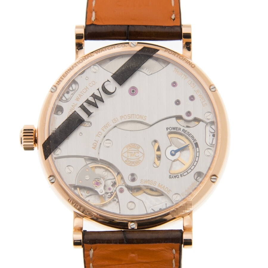 IWC Portofino Silver-Plated Dial 18K Rose Gold Men's Watch IW511101 - 3