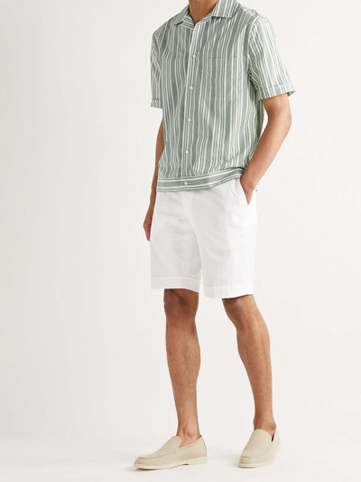 Brioni Cotton-Gabardine Shorts outlook