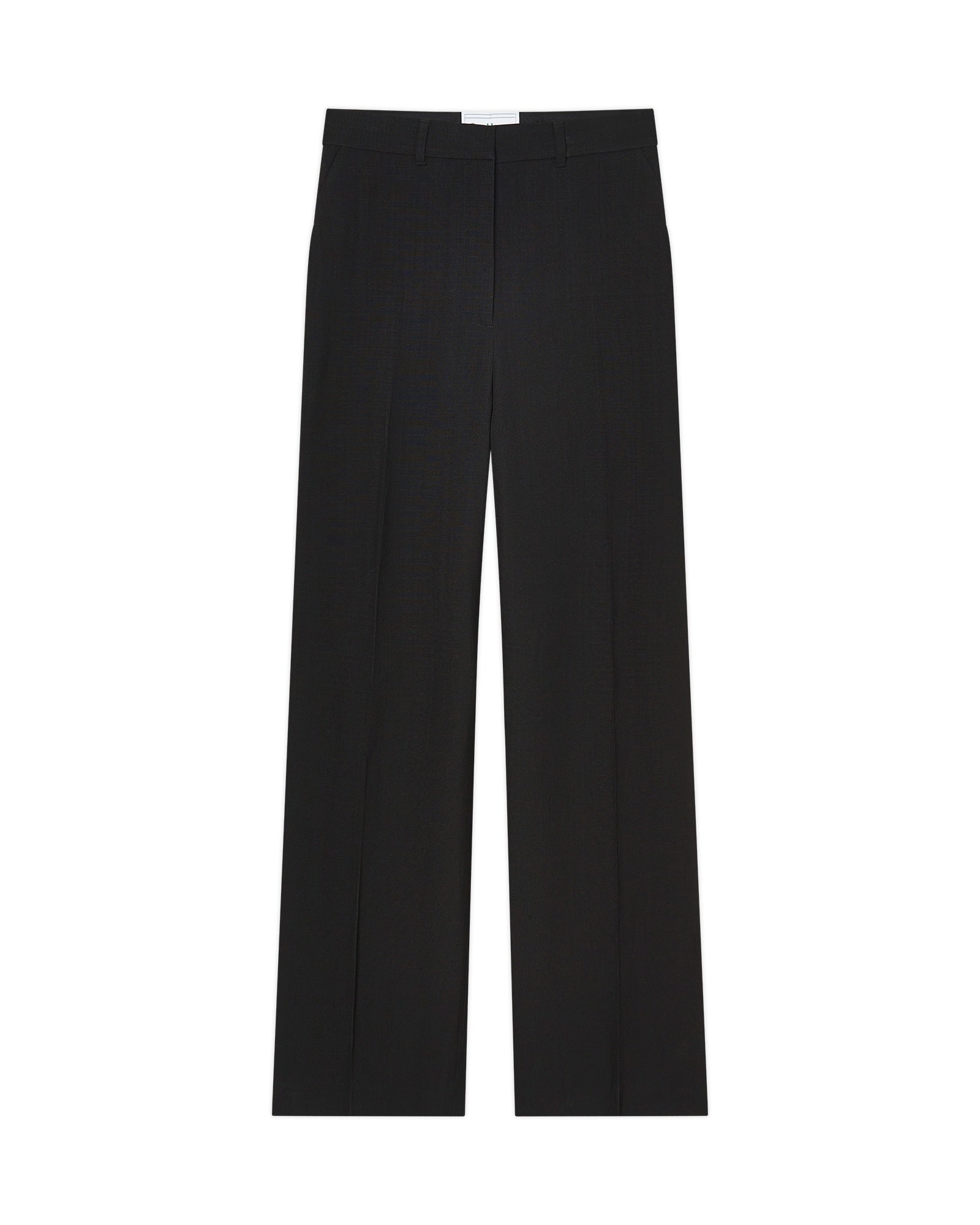 Black Wide Leg Trousers - 1