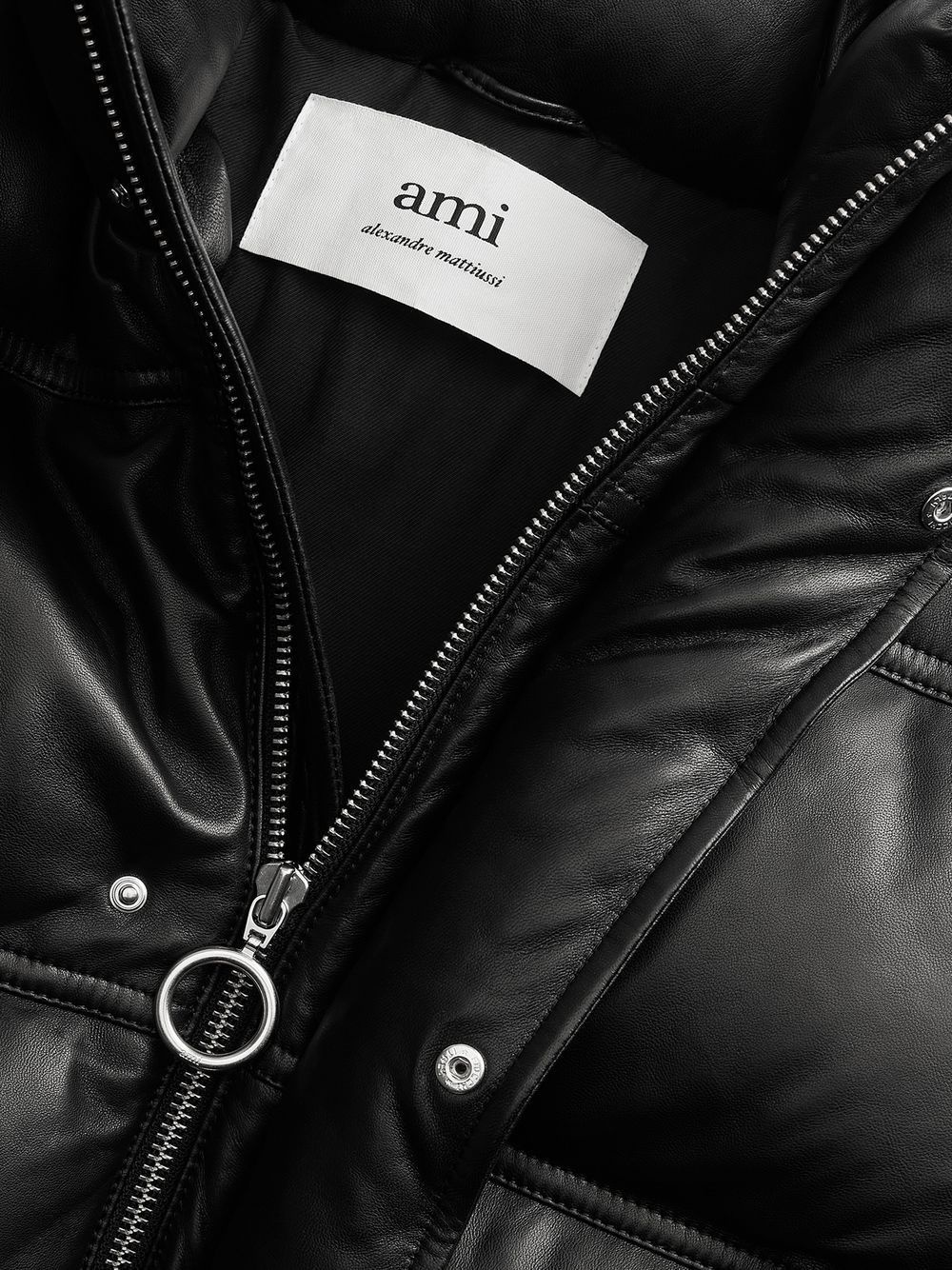 zip-up padded jacket - 6