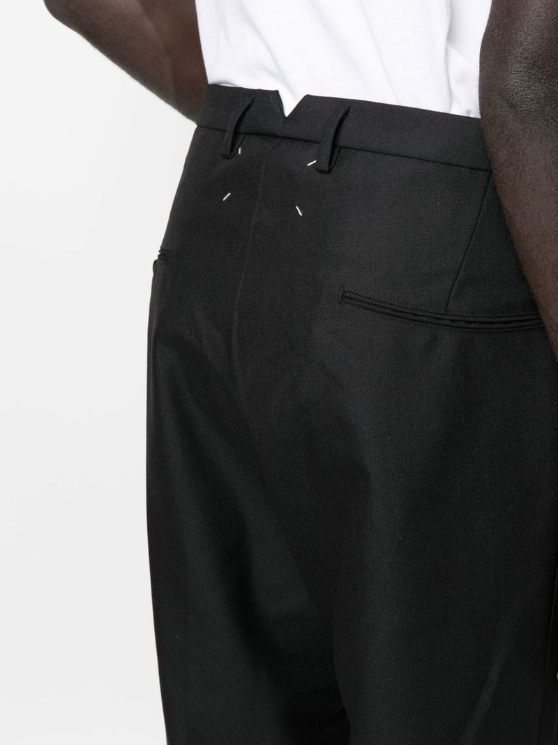 high-waisted straight-leg cut 바지 6
