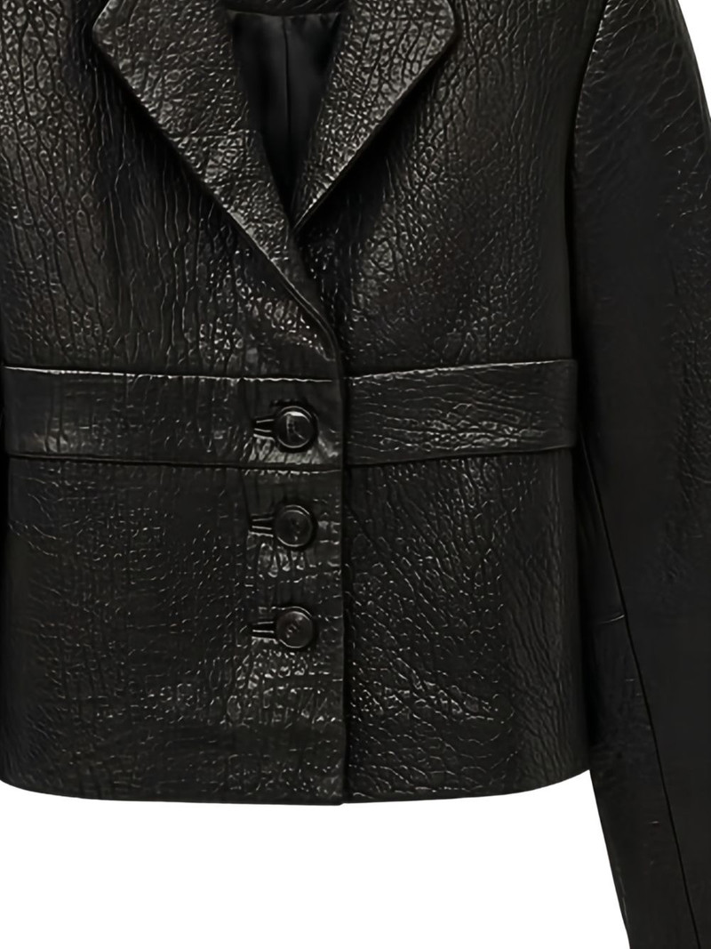 ba&sh leather cropped jacket outlook
