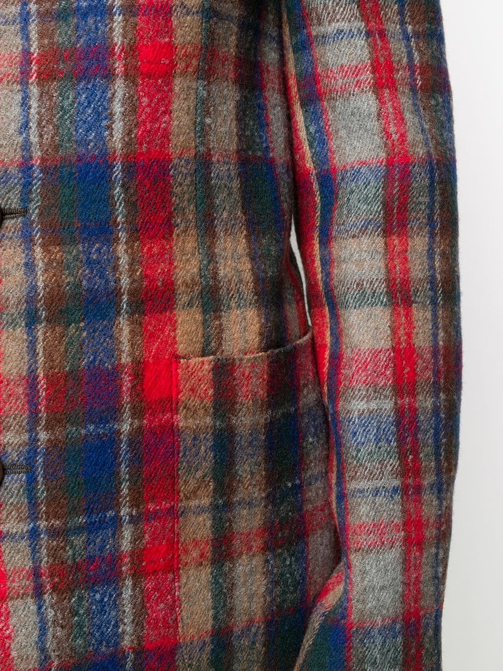 tartan wool coat - 5