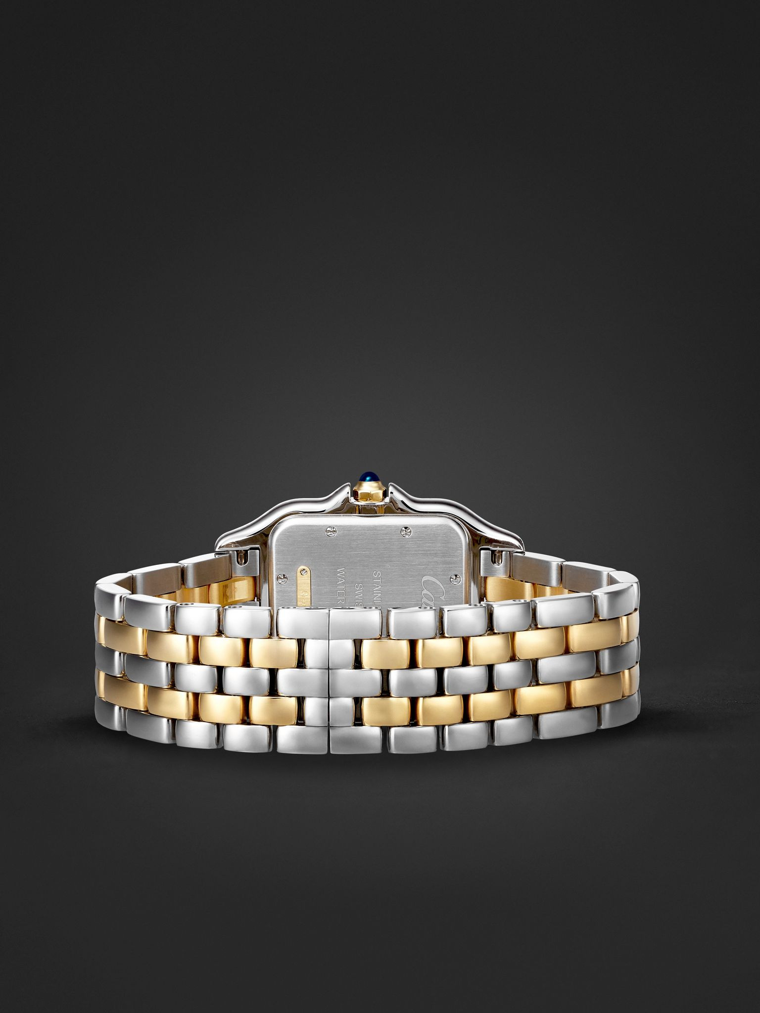 Panthère de Cartier Large 42mm 18-Karat Gold and Steel Watch, Ref. No. W2PN0016 White - 6