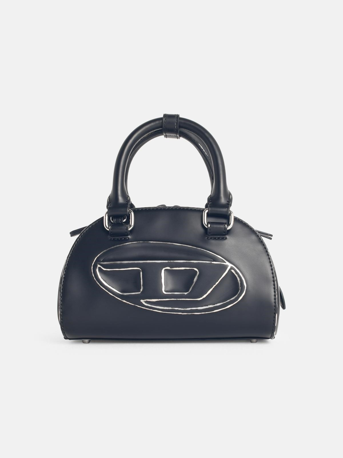 '1DR DOME' BLACK LEATHER BAG - 1