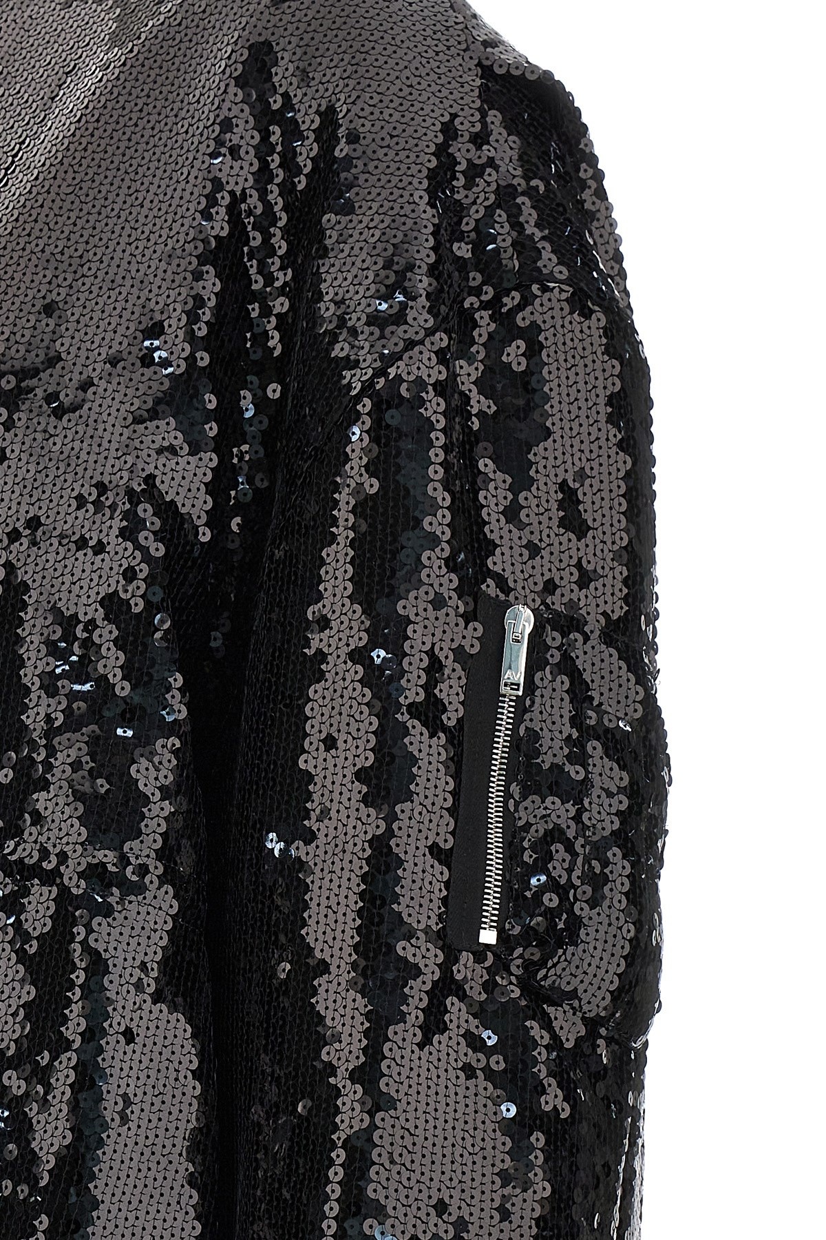 ブルゾン ALEXANDRE VAUTHIER Sequin bomber jacket (234COA2001 LACK) Alexandre Vauthier Sequin bomber jacket - Black | 234COA2001LACK