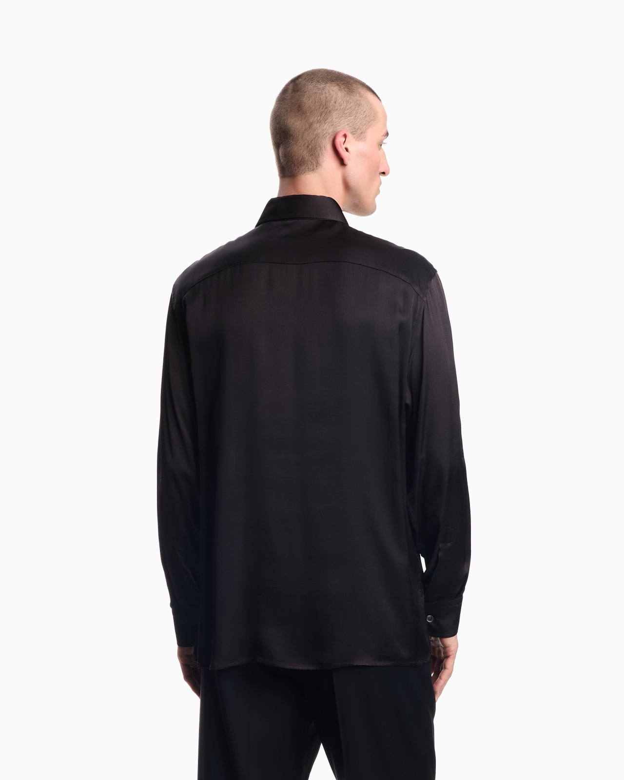 SHIRT WITH OVERSIZED WOMAN AND FOLIAGE PRINT - 3