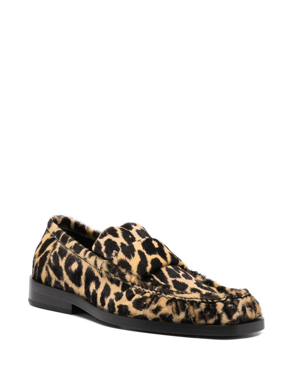 leopard-print loafers - 2