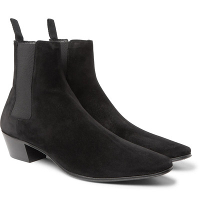 SAINT LAURENT Dylan Suede Chelsea Boots outlook