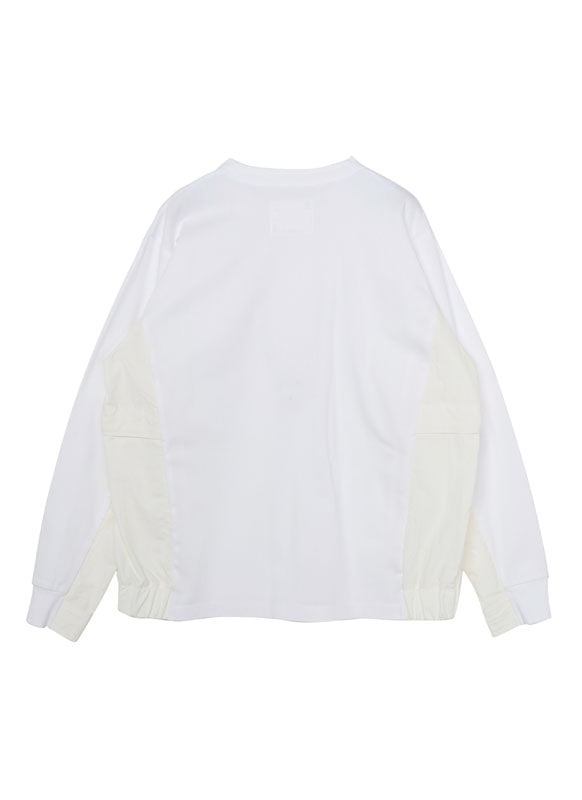 Taslan Nylon x Cotton Jersey L/S T-Shirt - 2