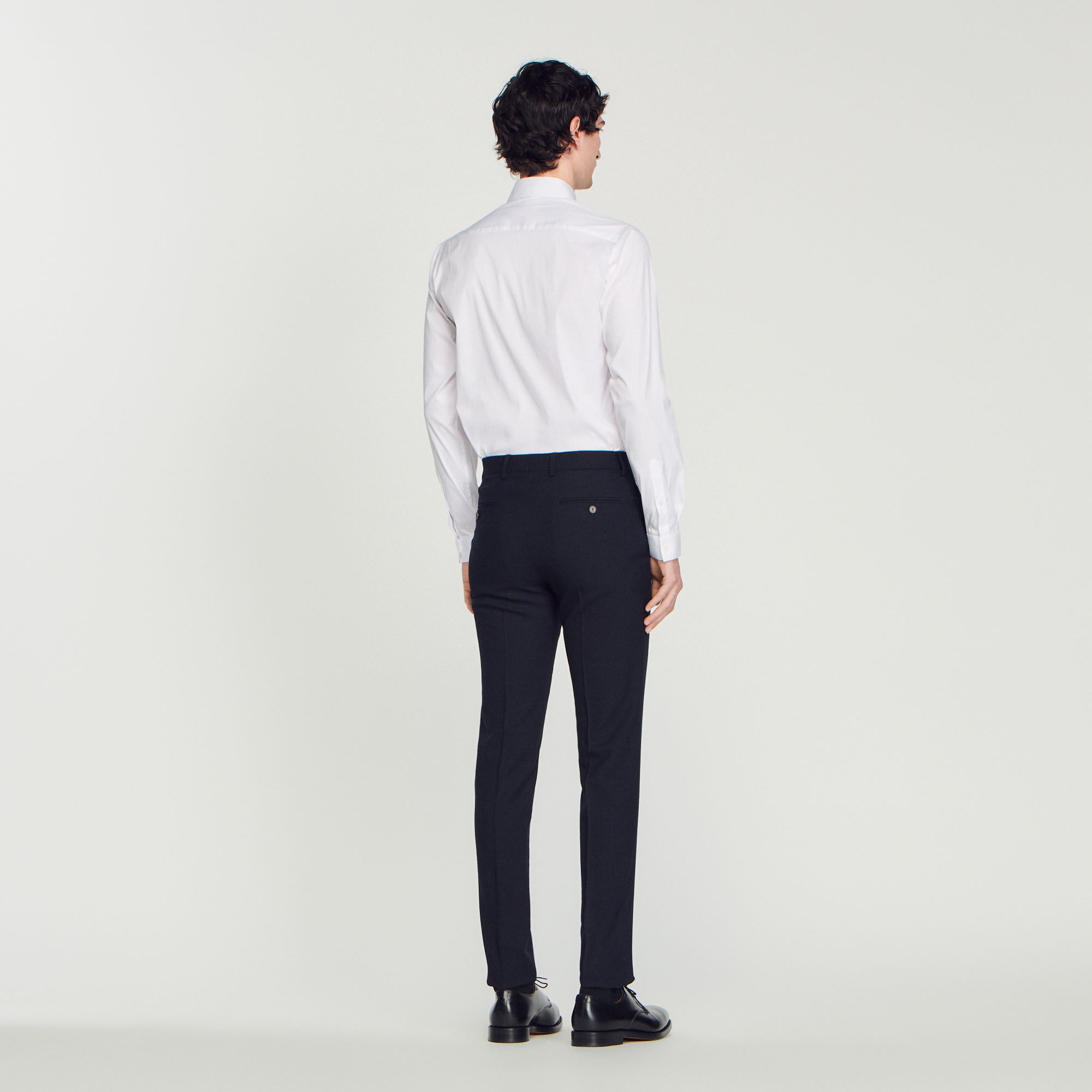 WOOL SUIT PANTS - 5