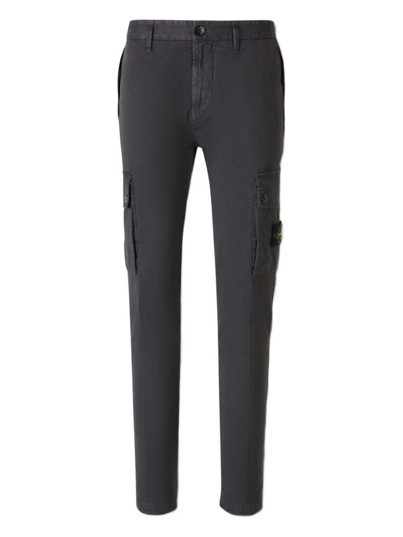 twill tapered pants 1
