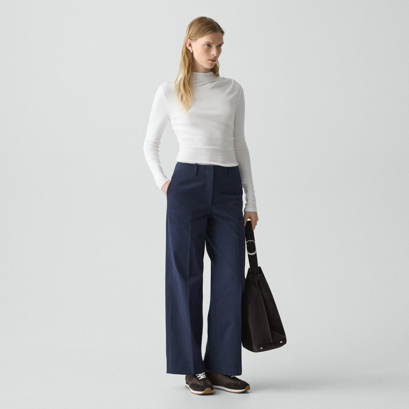 Theory Mock Neck Top in Soft Rib outlook