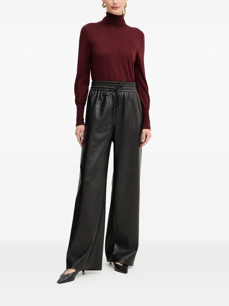 BOSS drawstring-fastening palazzo pants outlook